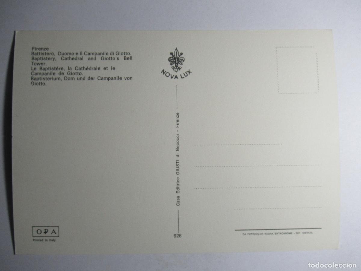 Postales: Firenze - Battistero - Foto 2