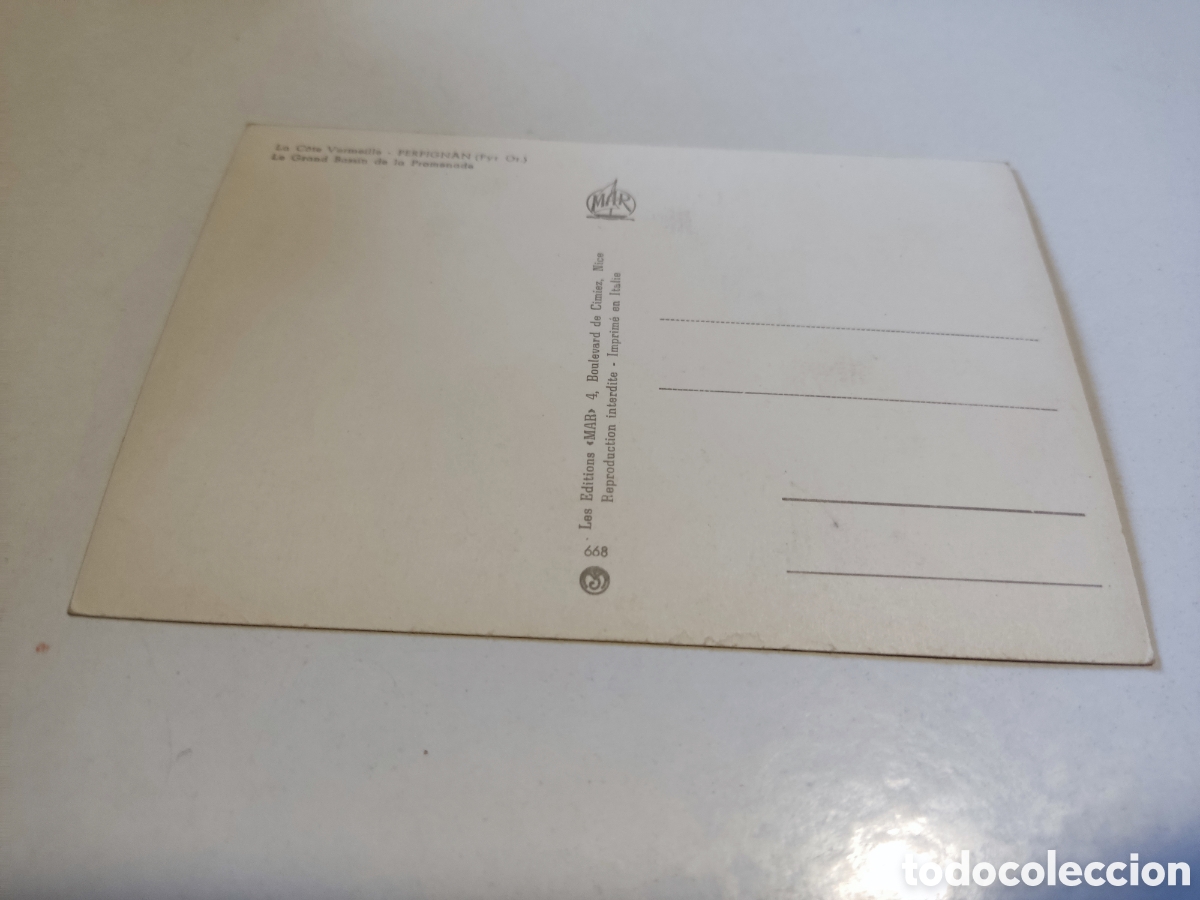 Postales: Postal perpignan fuente - Foto 2