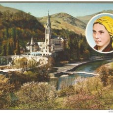 Postales: :::: LC272 - POSTAL - LOURDES - THE BASILICA AND THE GAVE