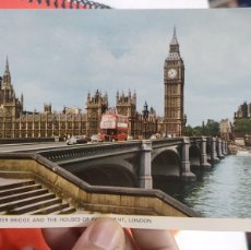 Postales: POSTAL WESTMINSTER BRIDGE AND THE HOUSES OF PARLIAMENT LONDON SC