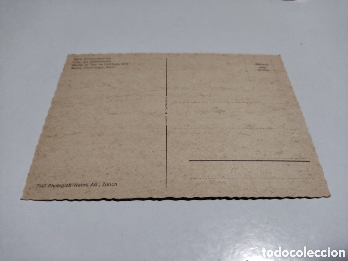 Postales: Postal Bern reloj - Foto 2