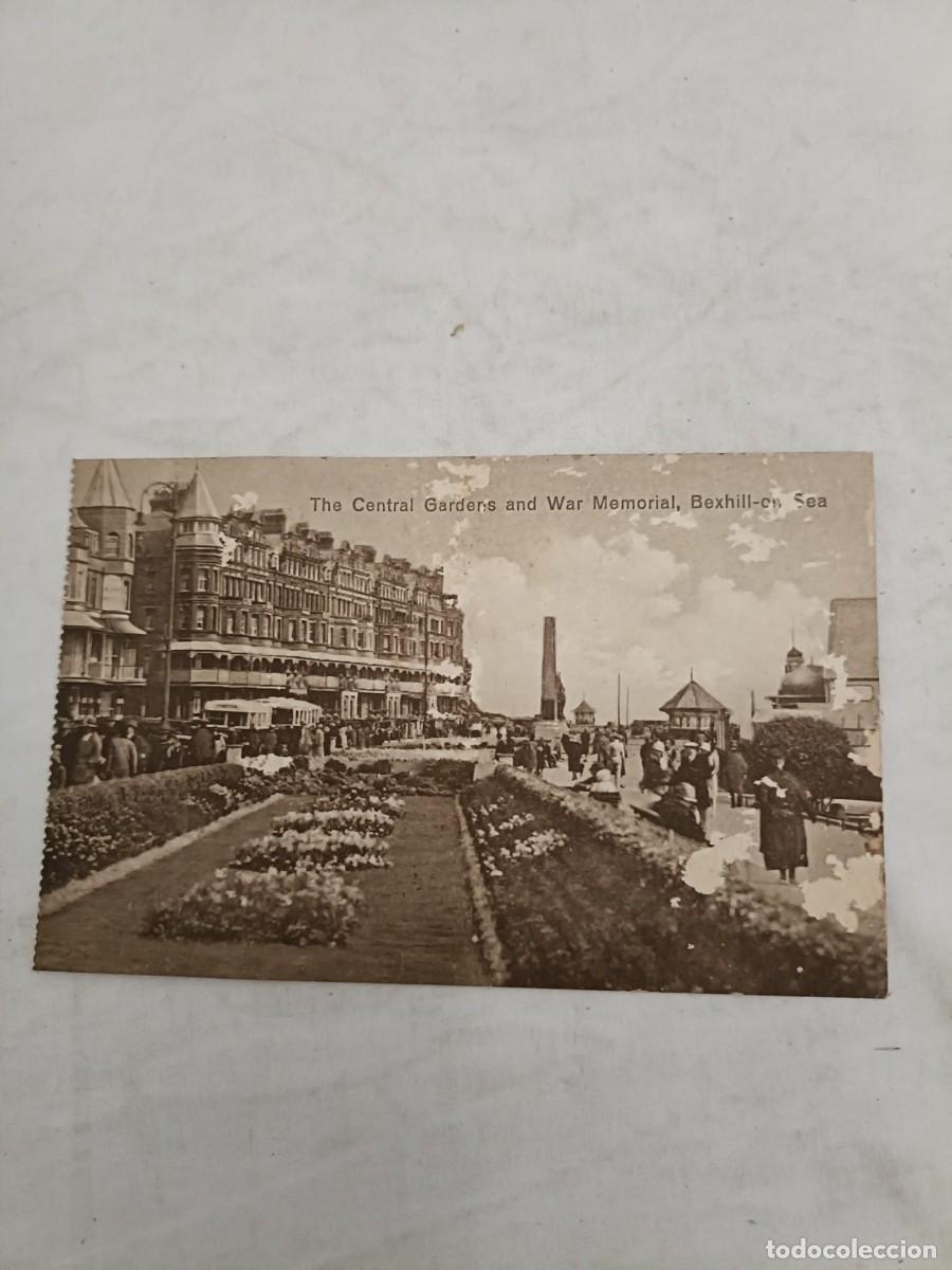 Postais: Antigua Postal: The Central Gardens and War Memorial, Bexhill-on-Sea