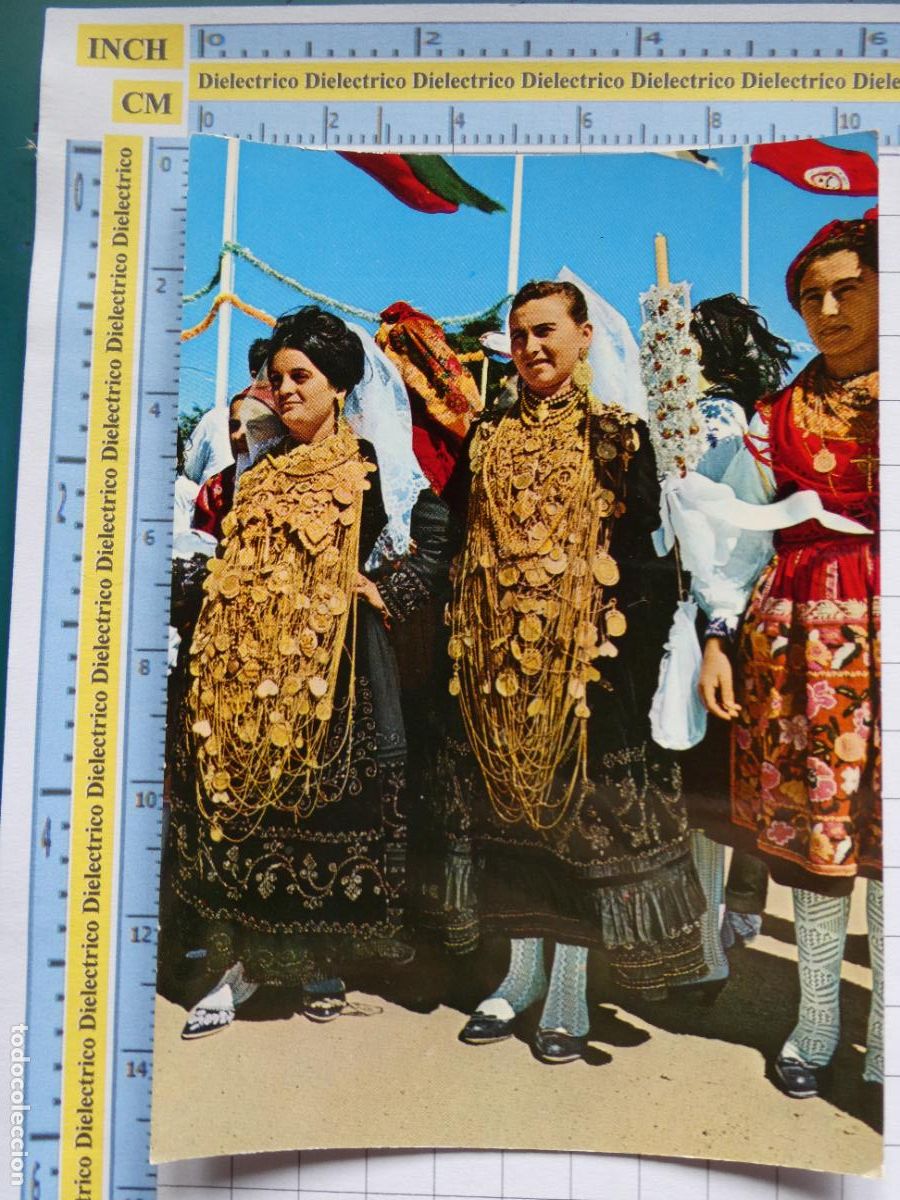 Postais: POSTAL DE PORTUGAL. TIPISMO FOLKLORE PORTUGU&Eacute;S FESTA DO TRAJE RAPARIGAS DE CARDIELOS MUJERES. 1050