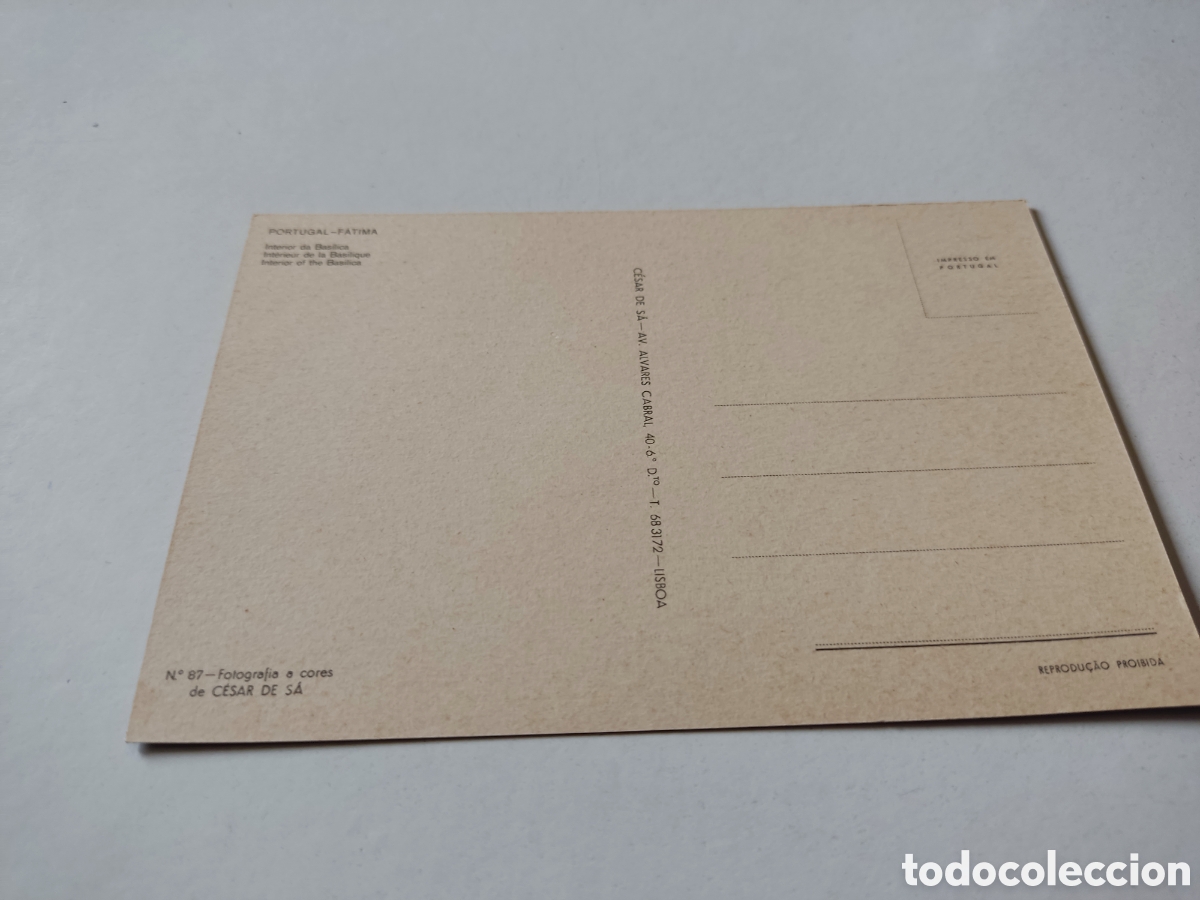 Postales: Postal F&aacute;tima bas&iacute;lica - Foto 2