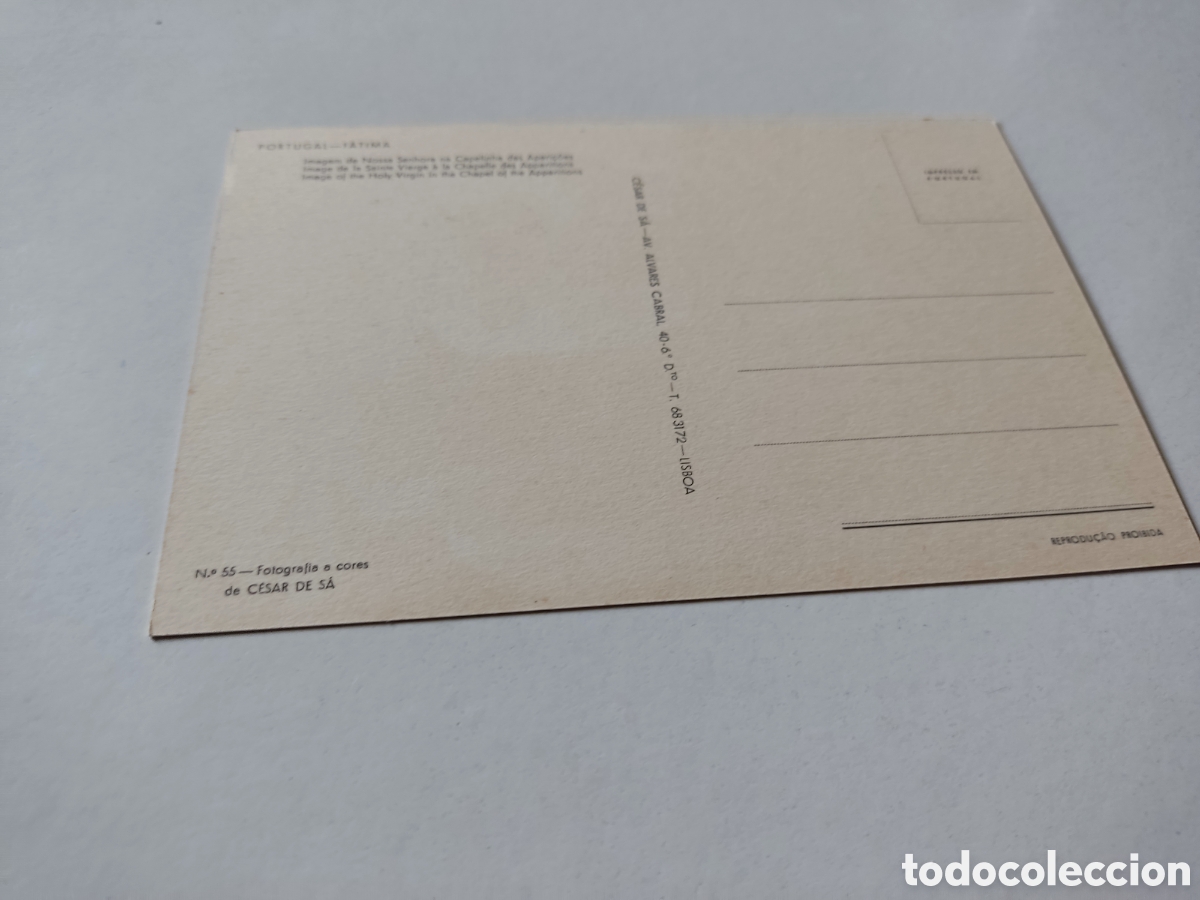 Postales: Postal F&aacute;tima - Foto 2