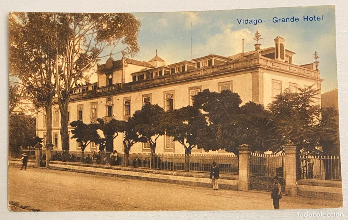 Postcards: ANTIGUA POSTAL DE VIDAGO (Portugal) , GRANDE HOTEL, dividida y sin circular