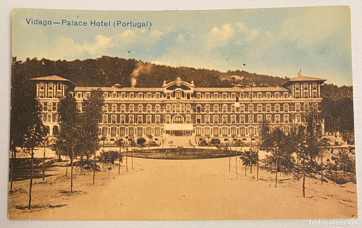 Postcards: ANTIGUA POSTAL DE VIDAGO (Portugal) , PALACE HOTEL, dividida y sin circular