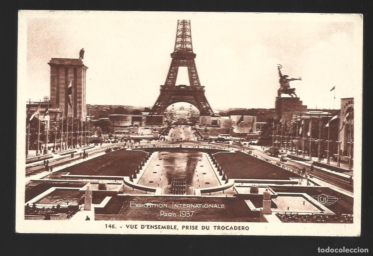 Postales: 1 POSTAL ANTIGUA PARIS A&Ntilde;O 1937