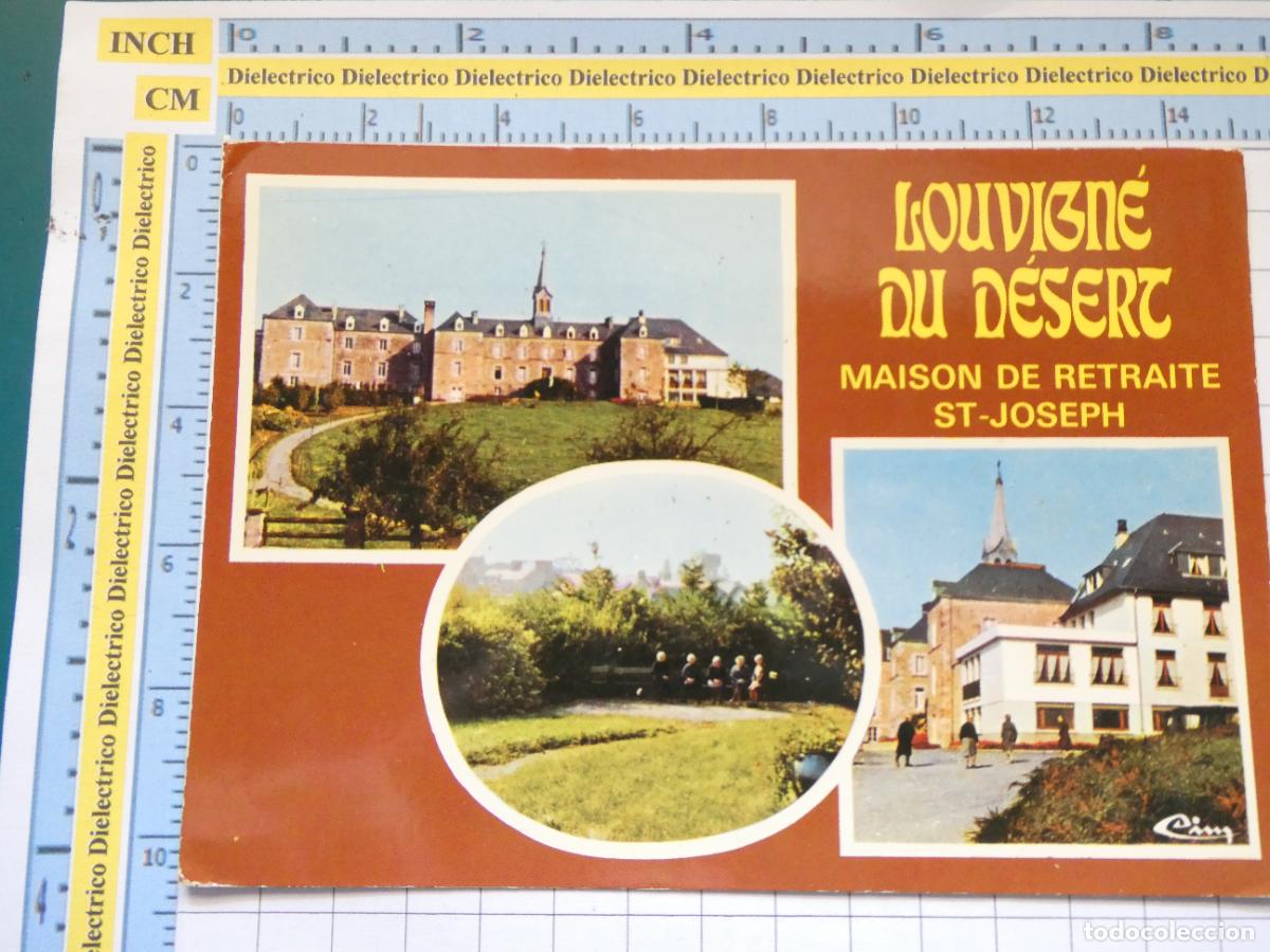 Postais: POSTAL DE FRANCIA. LOUVIGN&Eacute; DU DESERT MAISON DE RETRAITE ST JOSEPH. 1412