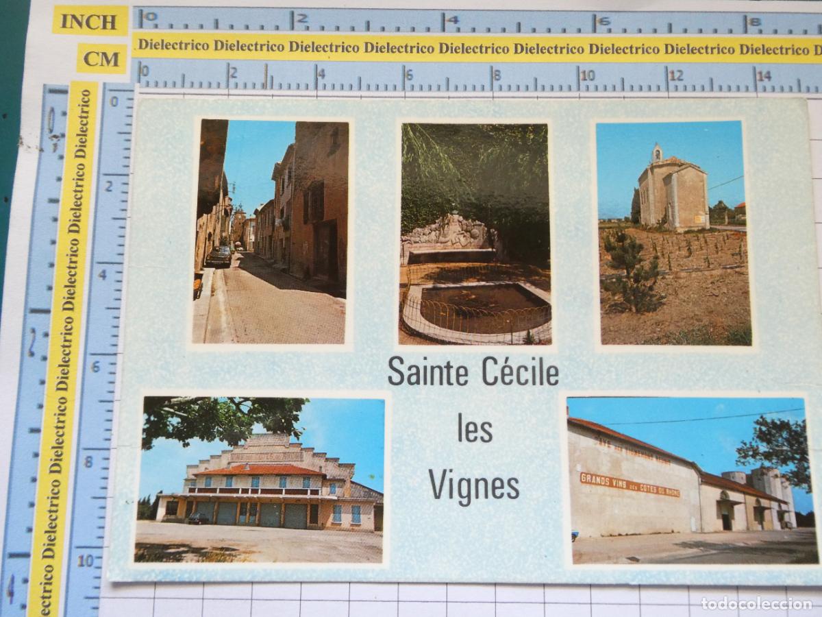 Postales: POSTAL DE FRANCIA. SAINTE CECILE LES VIGNES BODEGAS DE VINO VINOS. 1414
