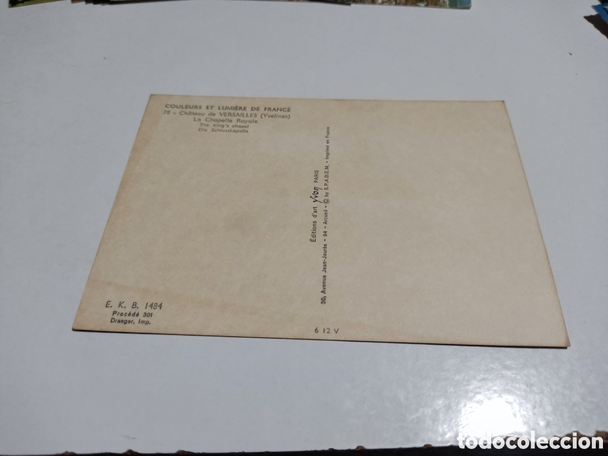 Postales: Postal Versalles - Foto 2