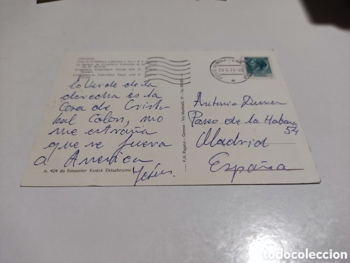 Postales: Postal G&eacute;nova - Foto 2
