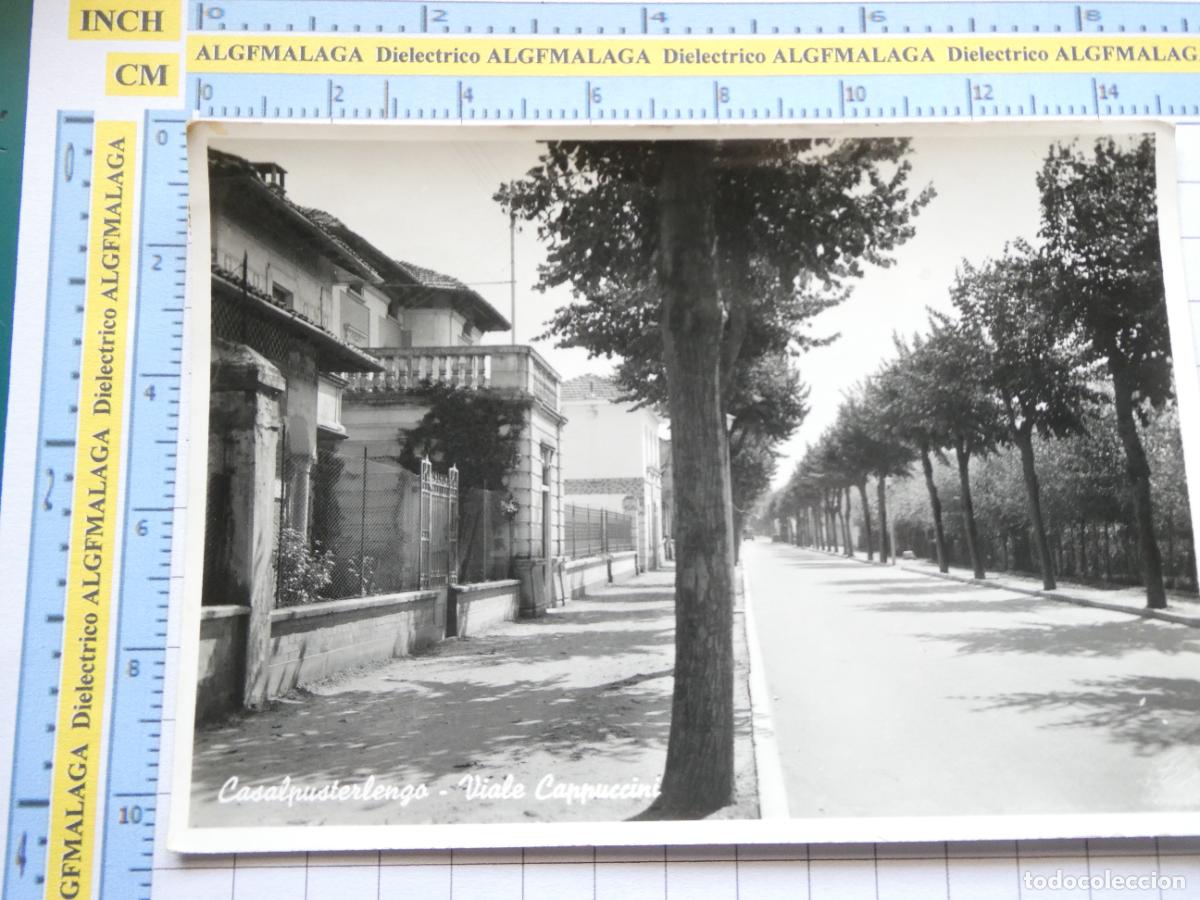Postales: ANTIGUA POSTAL DE ITALIA. CASALPUSTERLENGO VIALE CAPPUCCINI. 1516
