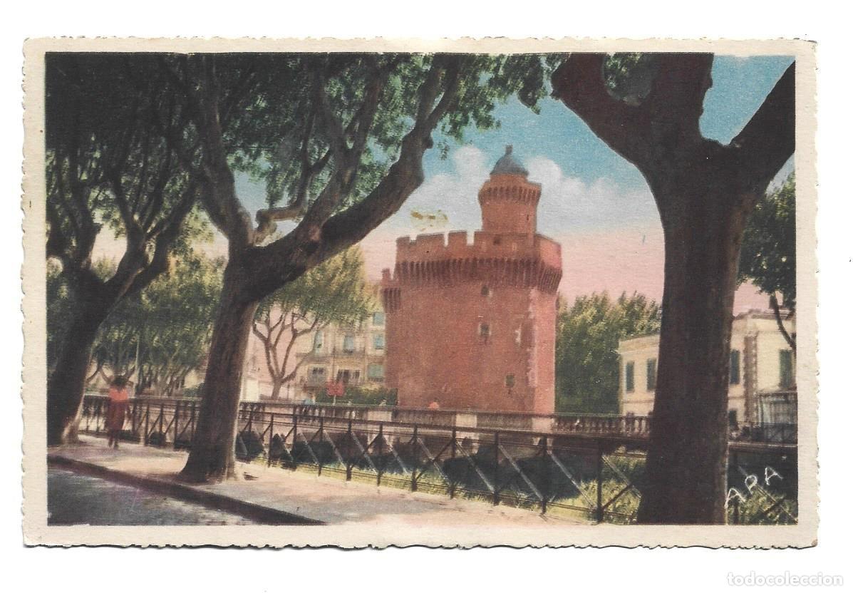 Postales: 1 POSTAL ANTIGUA FRANCIA PERPIGNAN A&Ntilde;O 1956