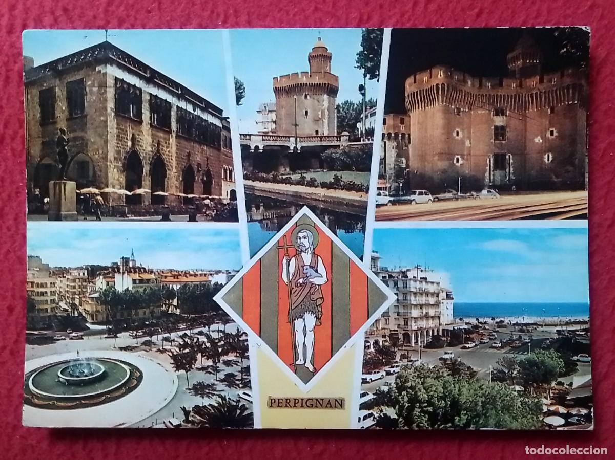 Postkarten: POSTAL POST CARD CARTE POSTALE PERPIGNAN PERPI&Ntilde;AN FRANCIA FRANCE, DIVERSAS VISTAS VIEWS VUES...