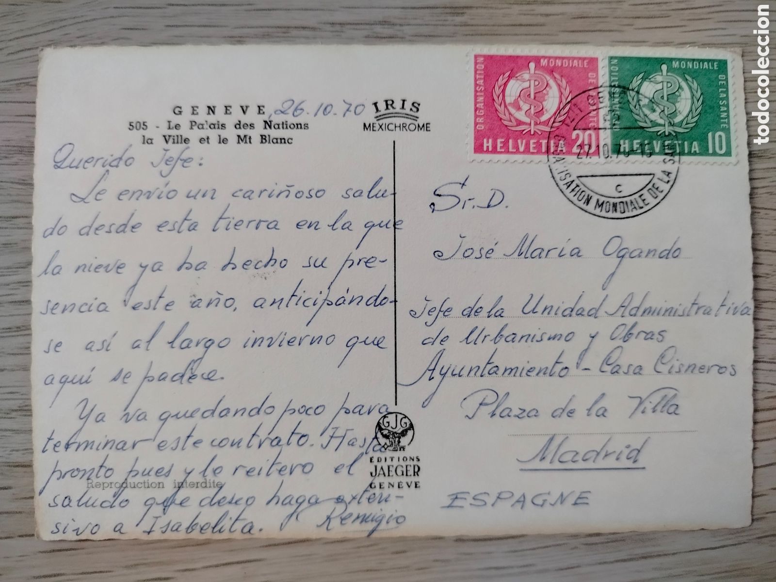 Postales: POSTAL G&Eacute;NOVA -ITALIA - Foto 2