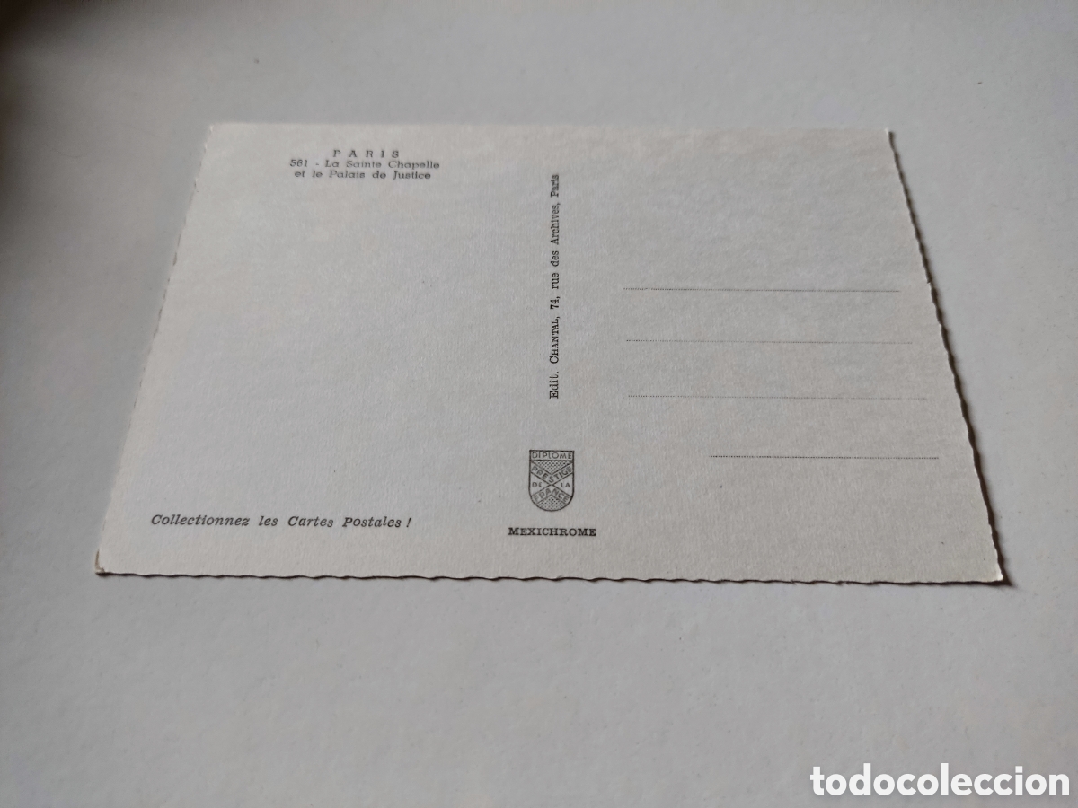 Postales: Postal Paris Palacio de justicia - Foto 2