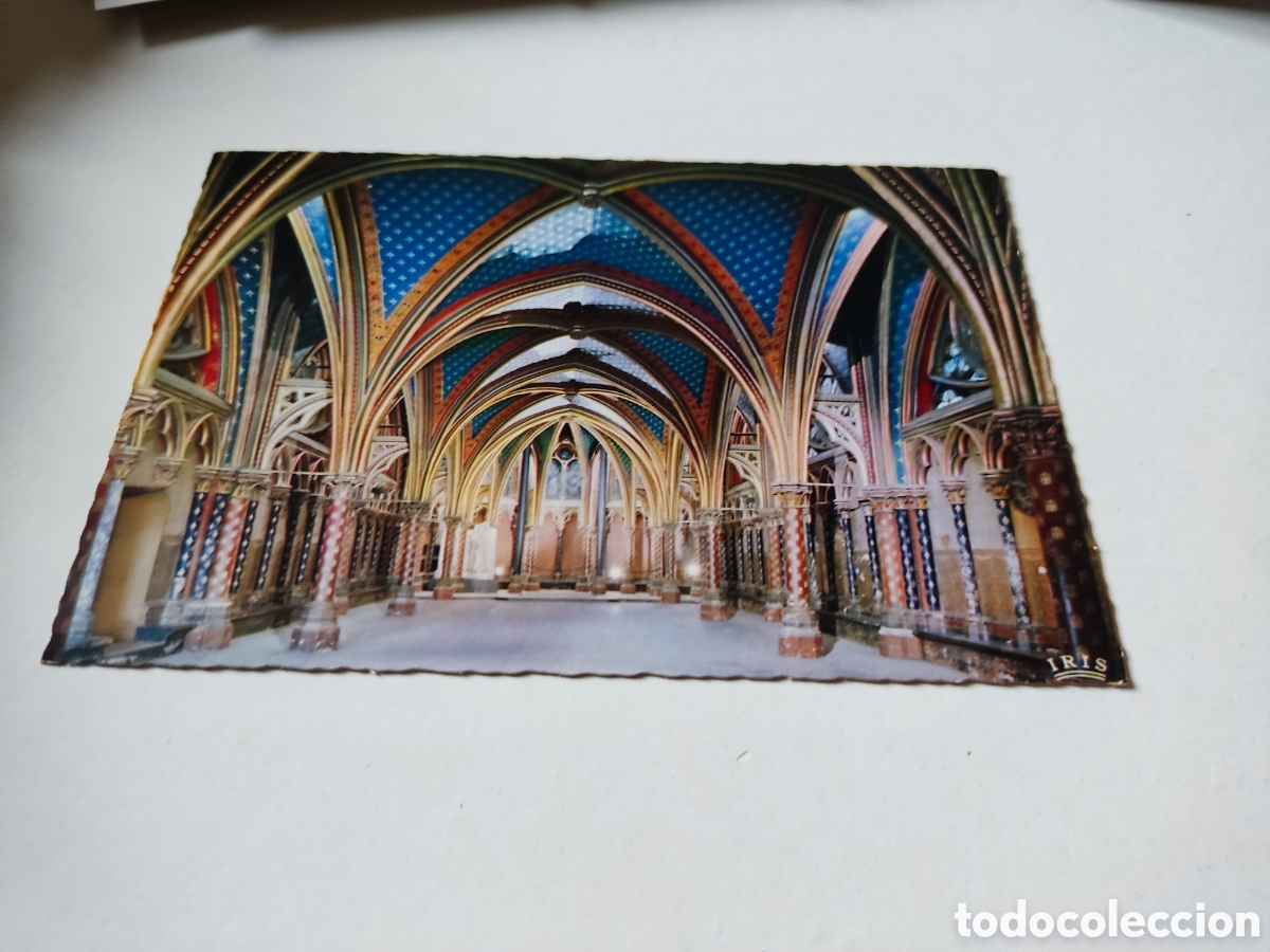 Postales: Postal Paris interior Santa capilla - Foto 1
