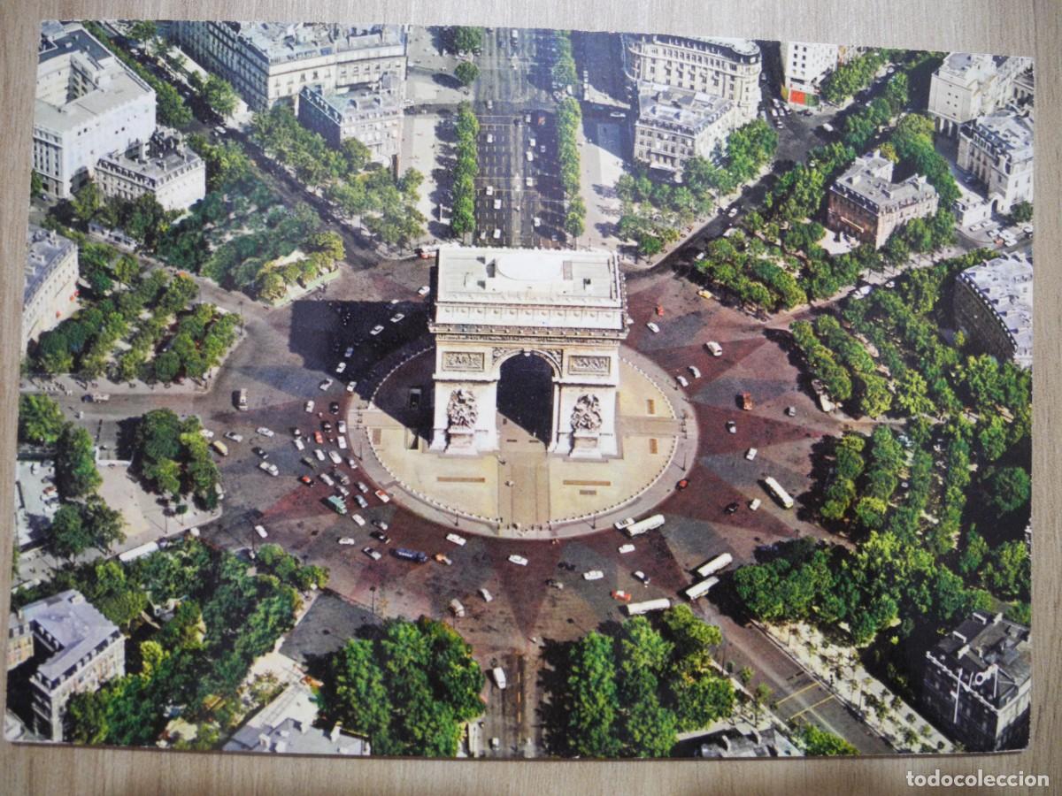 Postales: Arco del Triunfo. Par&iacute;s. Circulada 1973 - Foto 1