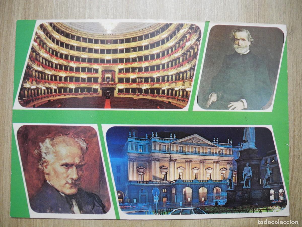 Postales: Mil&aacute;n. Teatro de la Scala. Nueva - Foto 1