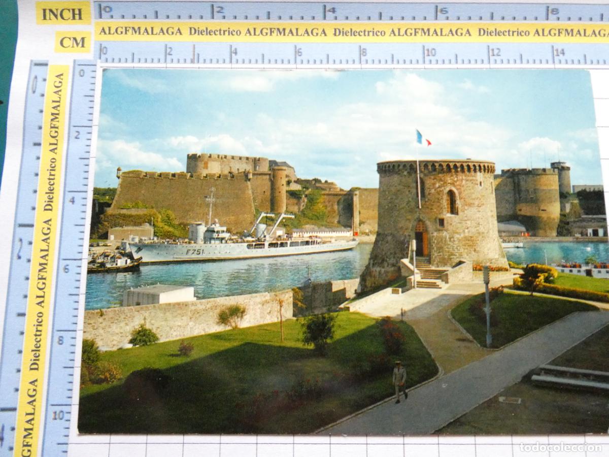 Cartes Postales: POSTAL DE FRANCIA. BREST BARCO BUQUE F751 BUQUES DE GUERRA MARINA FRANCESA. 1729