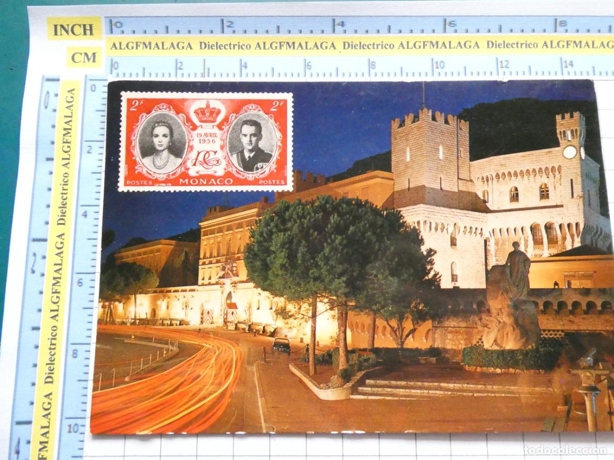 Cartoline: POSTAL DE FRANCIA. PRINCIPADO DE M&Oacute;NACO PALACIO PR&Iacute;NCIPE SELLO. 1730