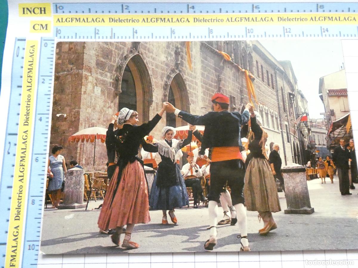 Cartoline: POSTAL DE FRANCIA. PERPIGNAN SARDANA A LA LOGE FOLKLORE GROUPE ESBART DANSAIRE DEL ROSSELLO. 1734
