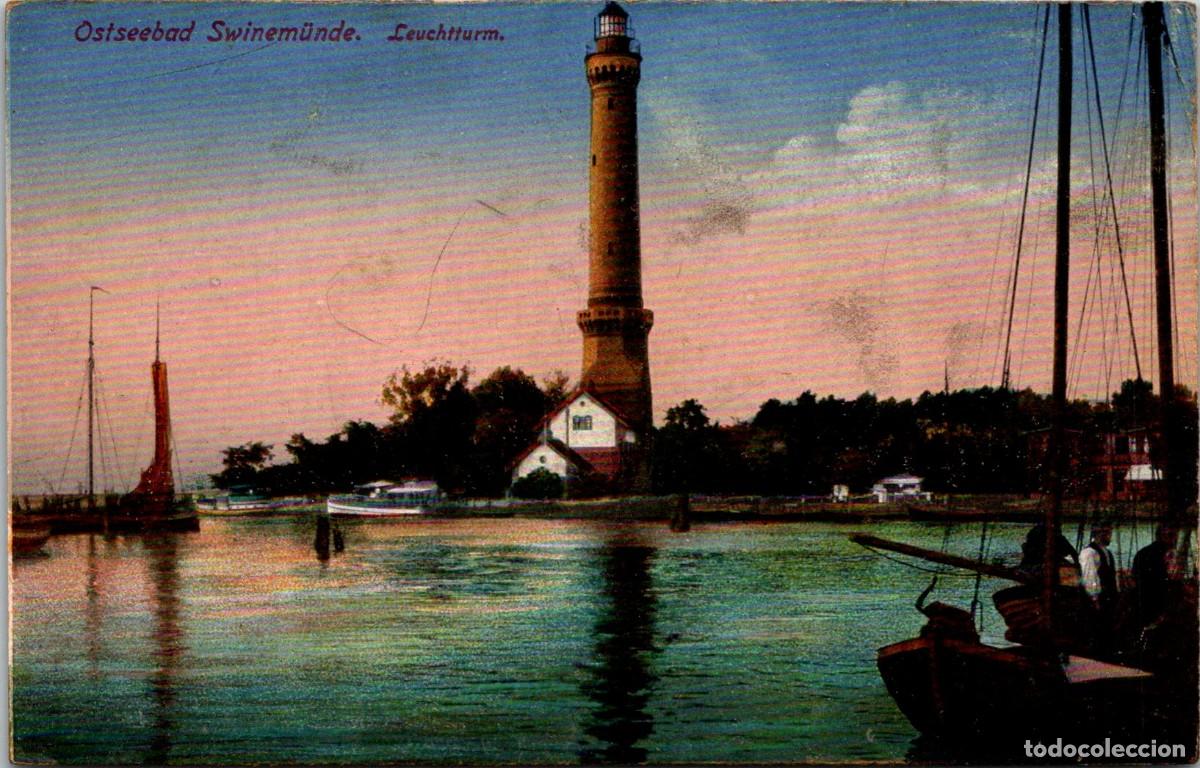 Postales: Polonia - Ostseebad Swinem&uuml;nde - Leuchtturm - 138x88mm - Faro