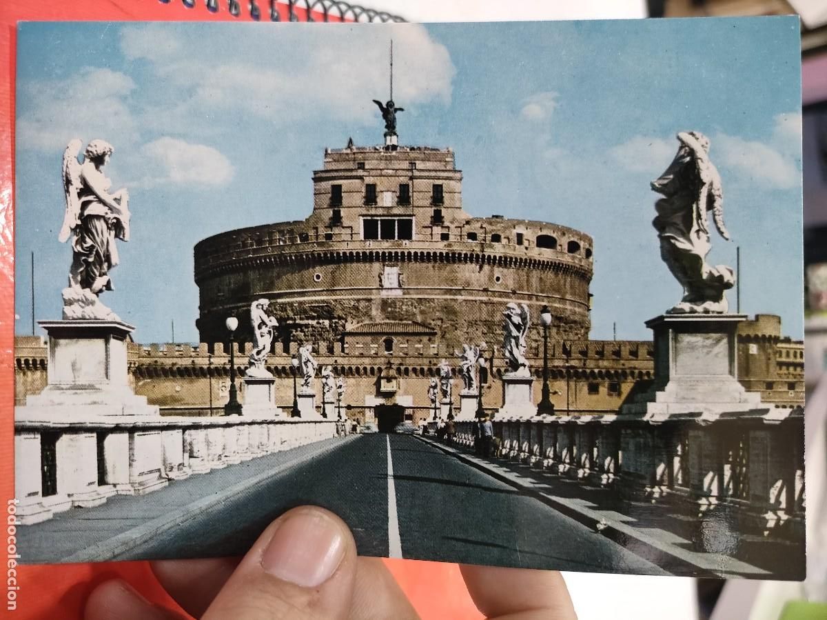 Postales: Postal ROMA Ponte e Castel S. Angelo SC - Foto 1