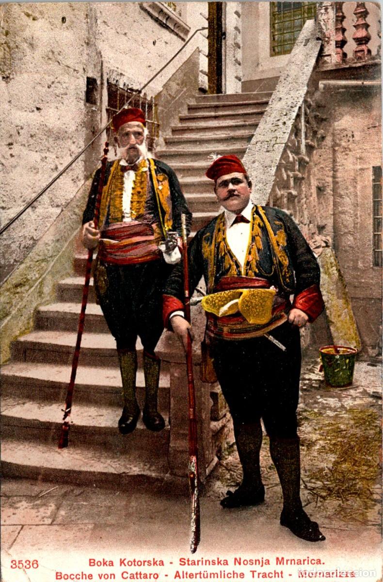 Postales: Montenegro - Bah&iacute;a de Kotor - Guardiamarinas - Ed. Tosovic n&ordm; 3536 - 135x88mm