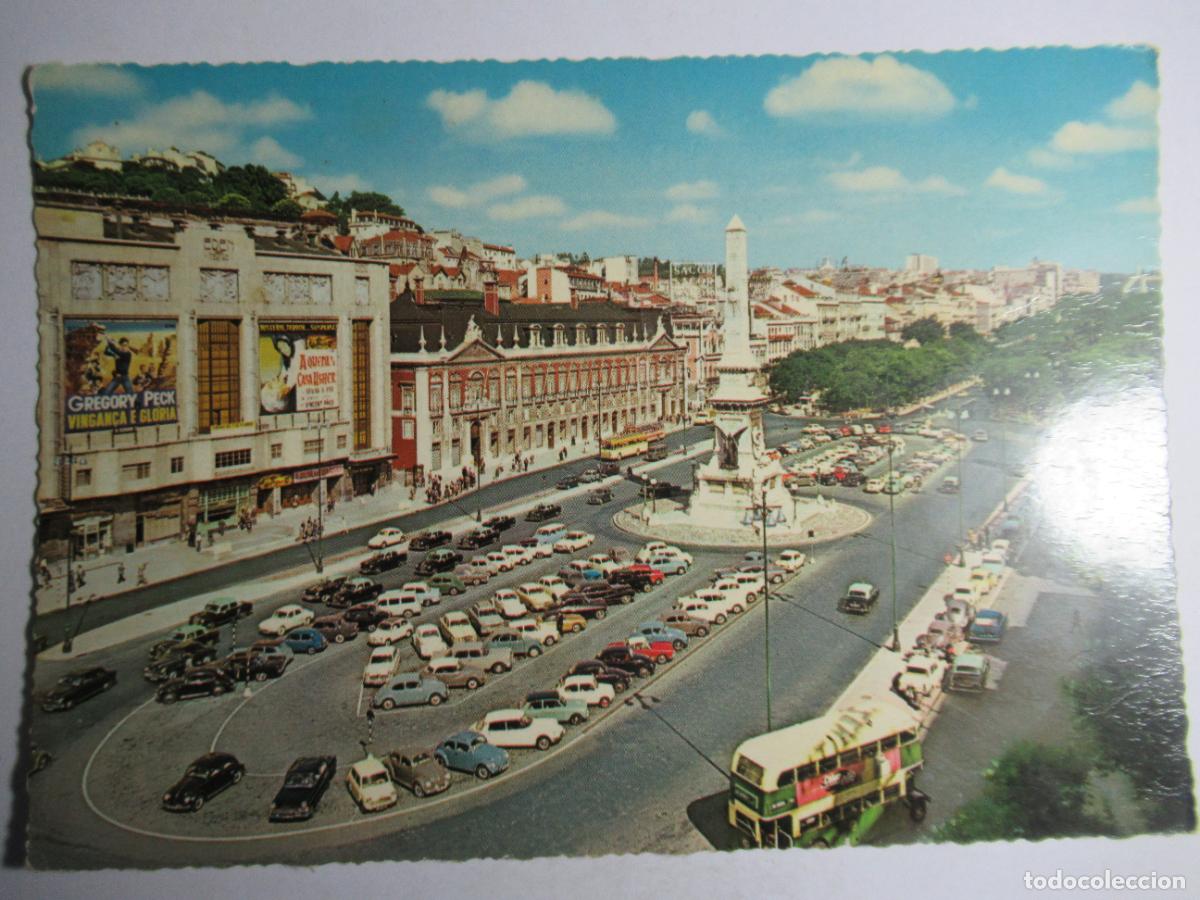 Postales: Lisboa - Pra&ccedil;a dos Restauradores - Foto 1