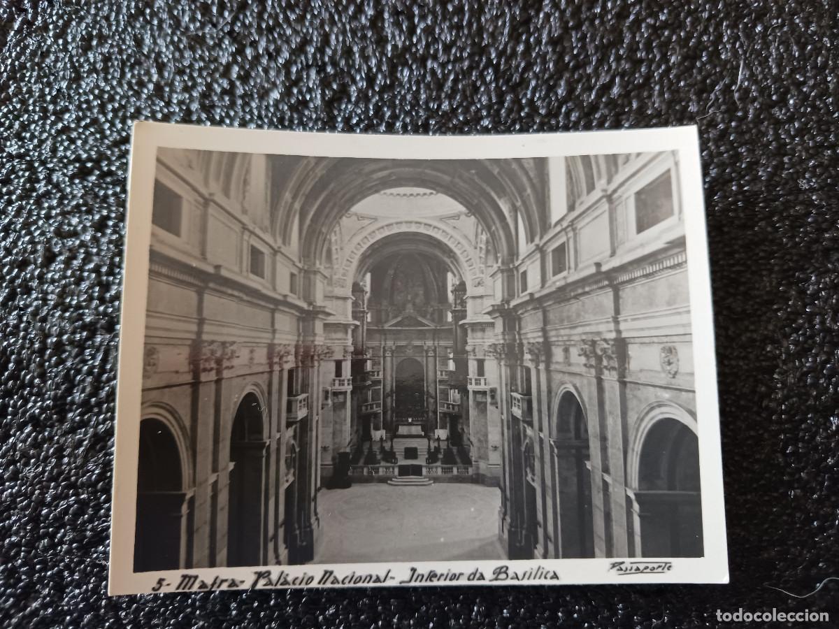 Postkarten: postal fotografica mafra, portugal, palacio nacional, int. da basilica, col. passaporte, 9 x 7 cm