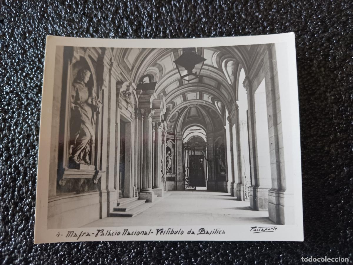 Postales: postal fotografica mafra, portugal, palacio nacional, vestib. da basilica, col. passaporte, 9 x 7 cm