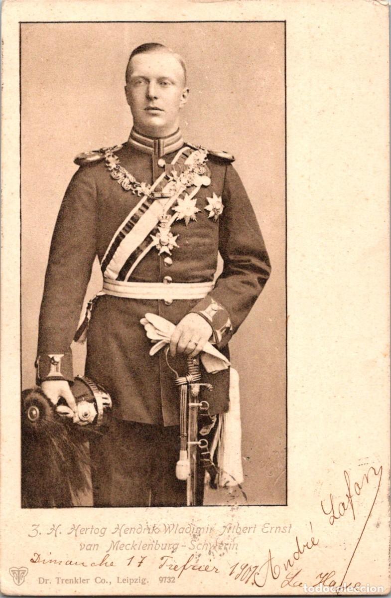 Postales: Holanda - Z. H. Hertog Hendrik Vladimir Albert Ernst van Mecklenburg - Schwerin -Trenkler - 139x92mm