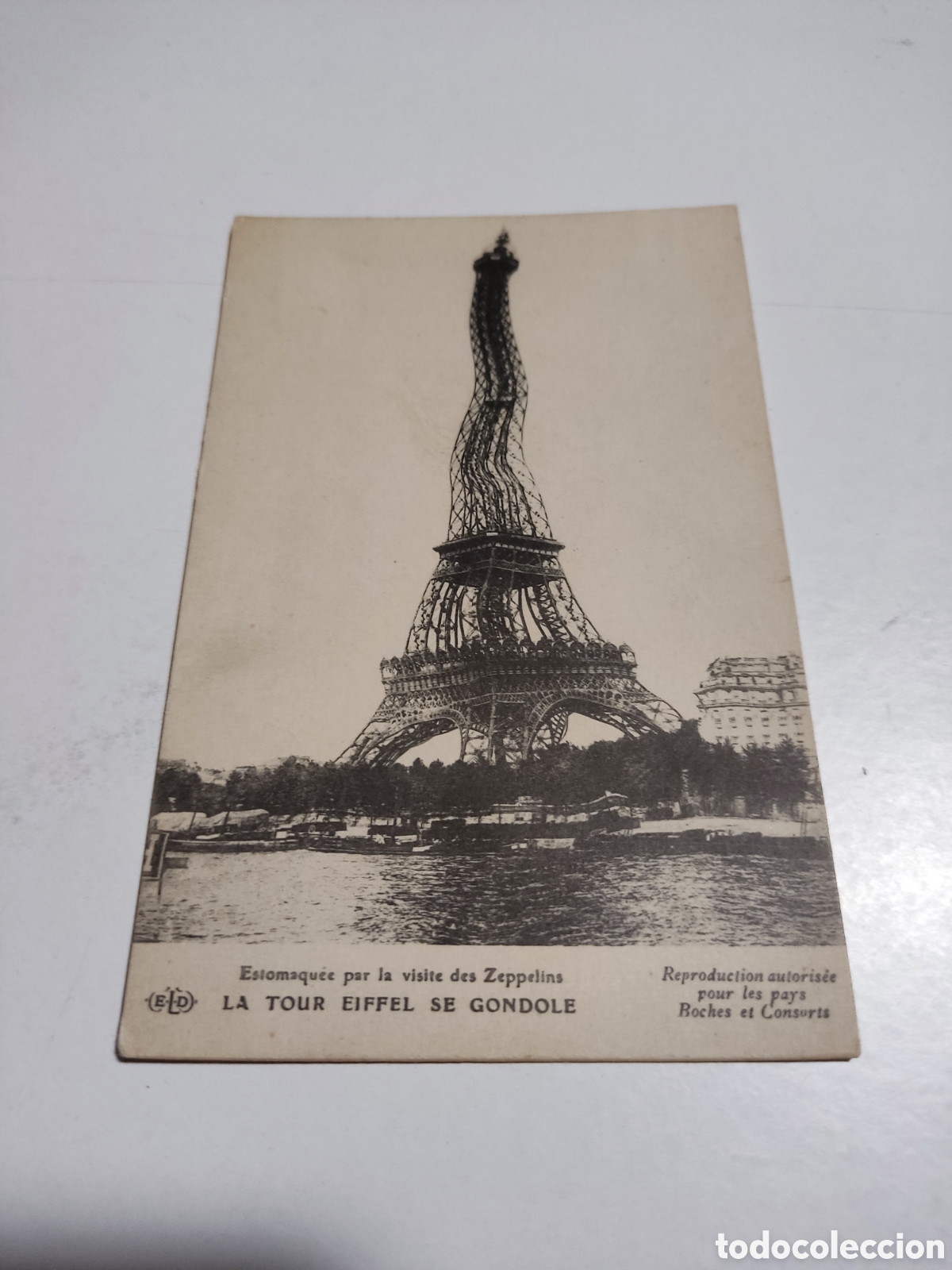 Postales: Postal antigua Paris Torre Eiffel - Foto 1