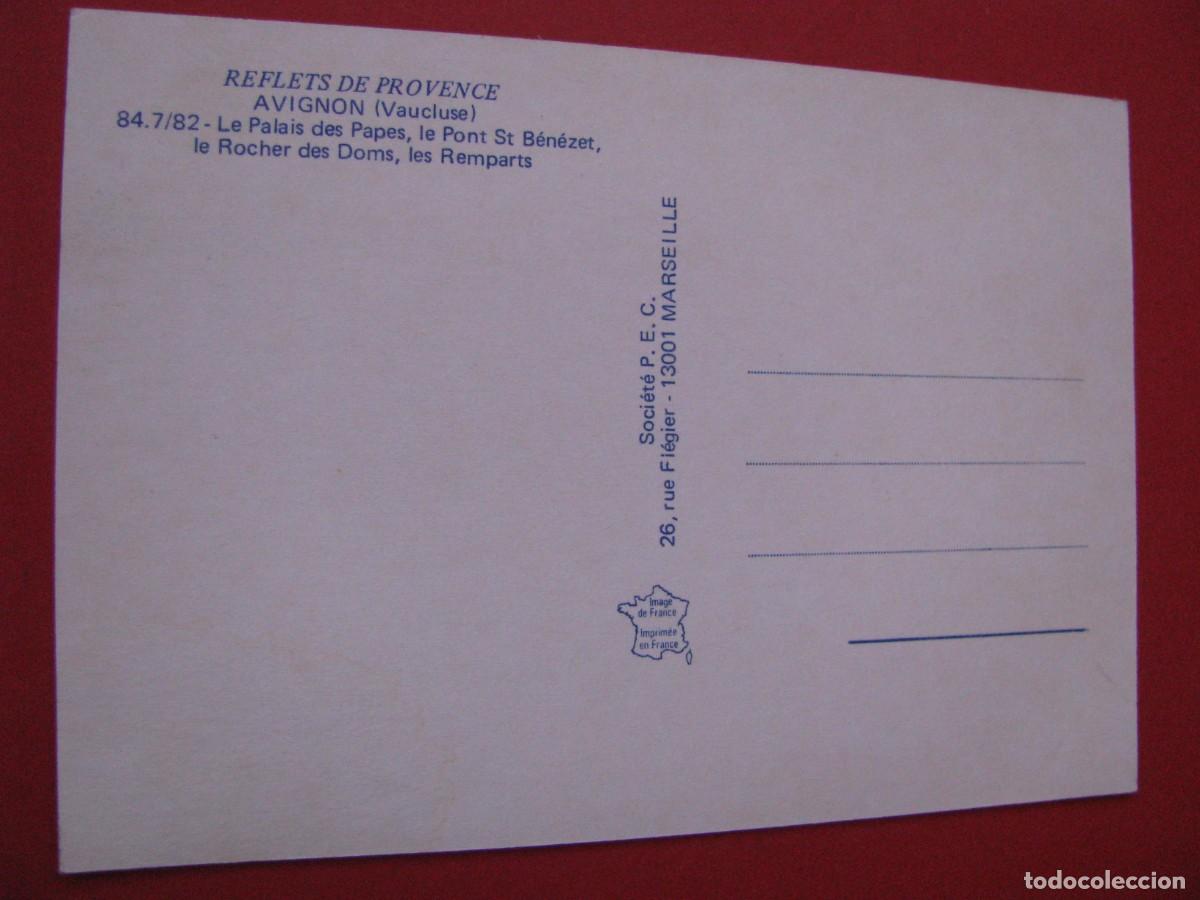 Postales: POSTAL DE FRANCIA. REFLETS DE PROVENCE. AVIGNON. - Foto 2