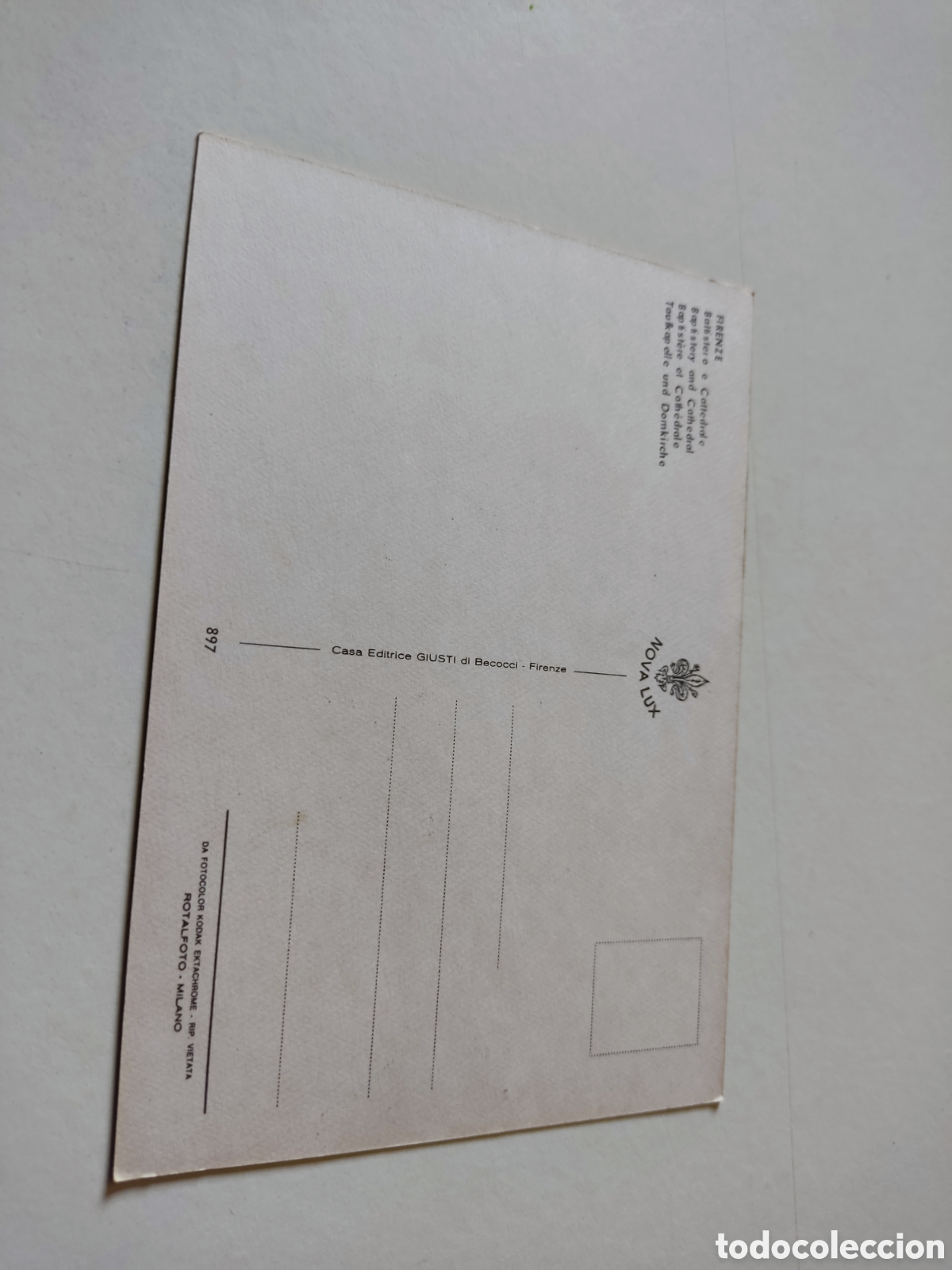 Postales: Postal Firenze bas&iacute;lica - Foto 2