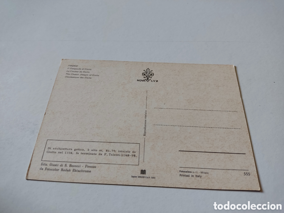 Postales: Postal Firenze - Foto 2