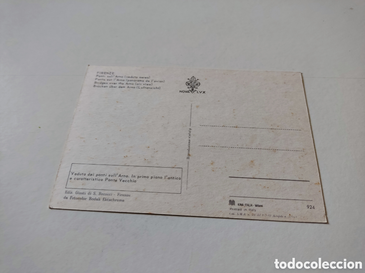 Postales: Postal Firenze - Foto 2