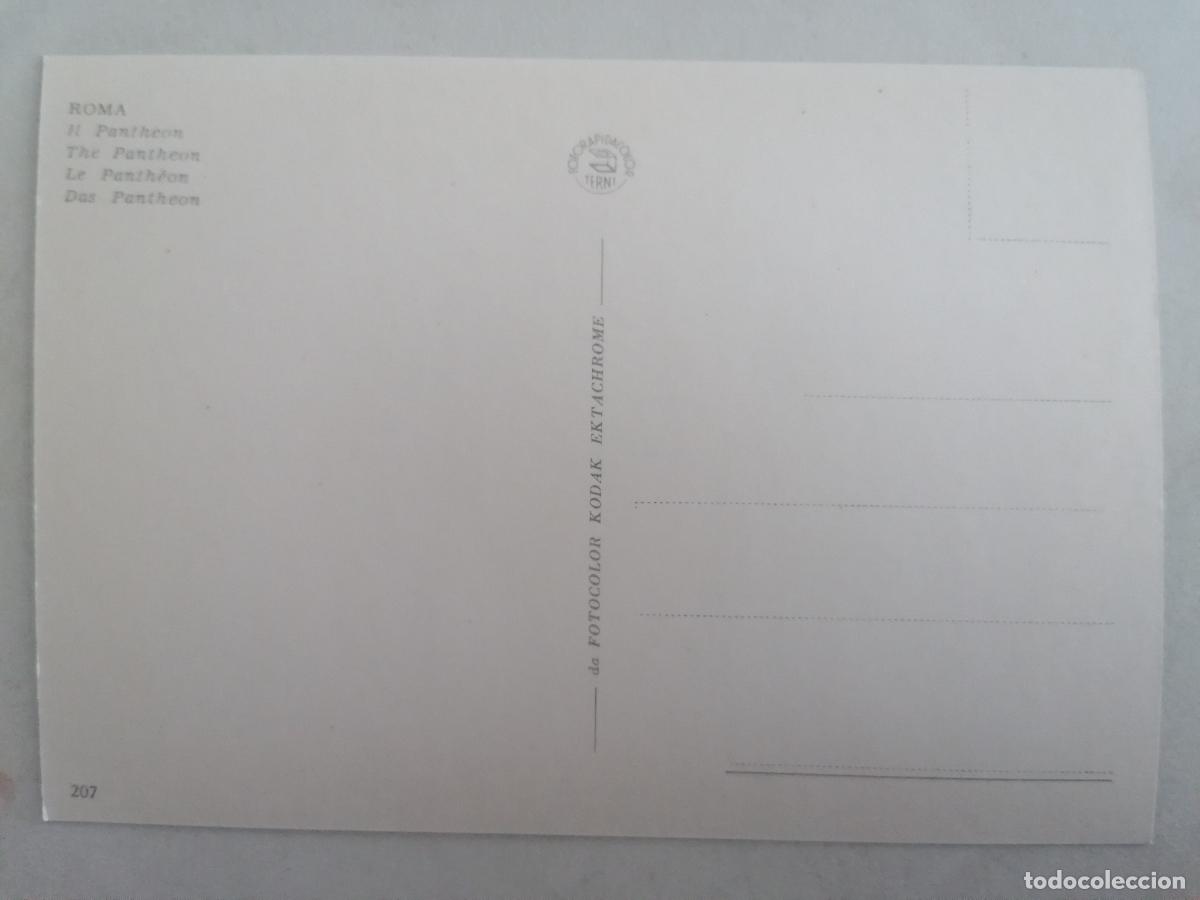 Postales: POSTAL ROMA - PANTHEON - Foto 2