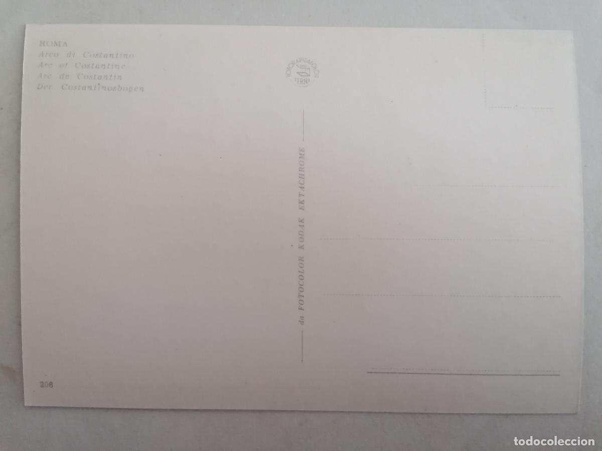 Postales: POSTAL ROMA - ARCO DE CONSTANTINO - Foto 2