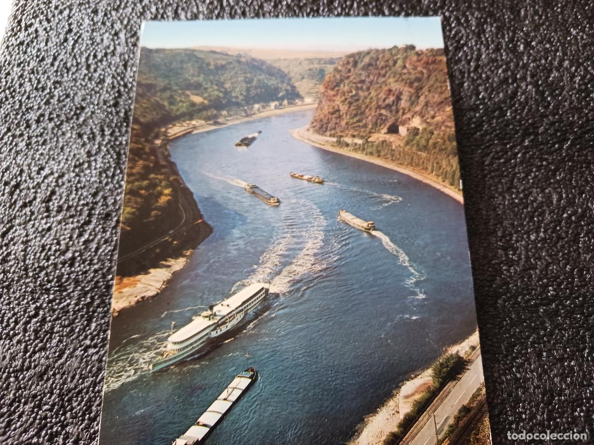 Cartoline: loreley, felsen, ed. verlag, circulada 1974
