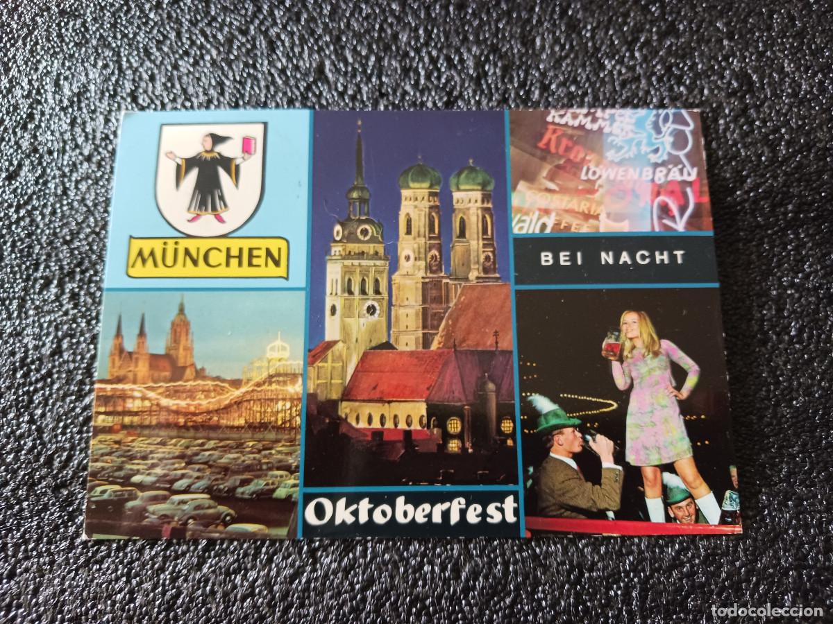 Cartoline: munchen, oktoberfest 1972, circulada