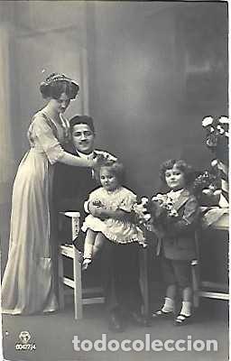 Postales: Portugal & Marcofilia, Fantasia, Familia, Ed. A.B.M, Santo Ovidio, Vila Nova de Gaia 1914 (60477