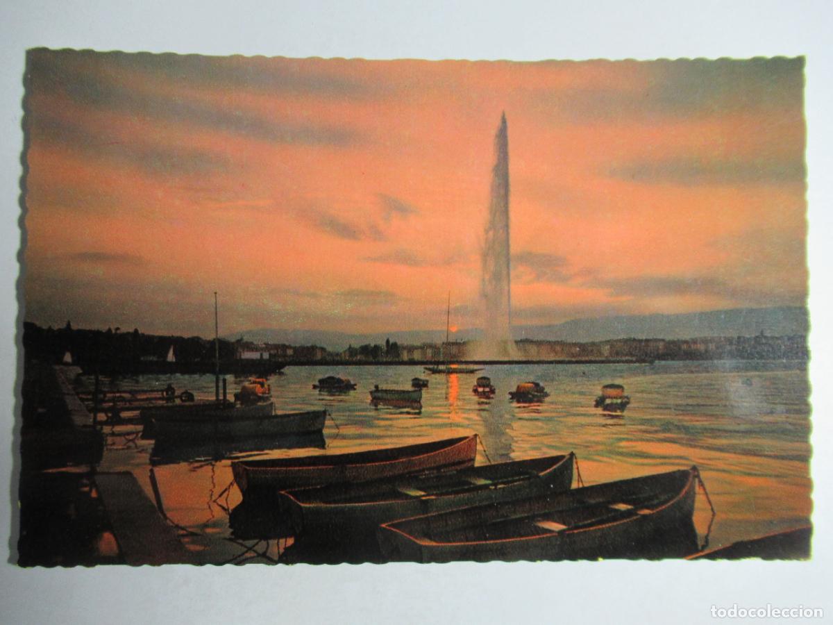 Postales: Gen&egrave;ve - Coucher de Soleil - Foto 1