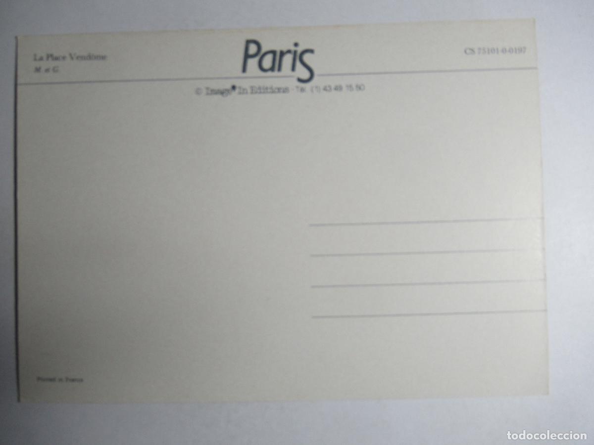 Postales: Par&iacute;s - Le Place Vend&ocirc;me - Foto 2