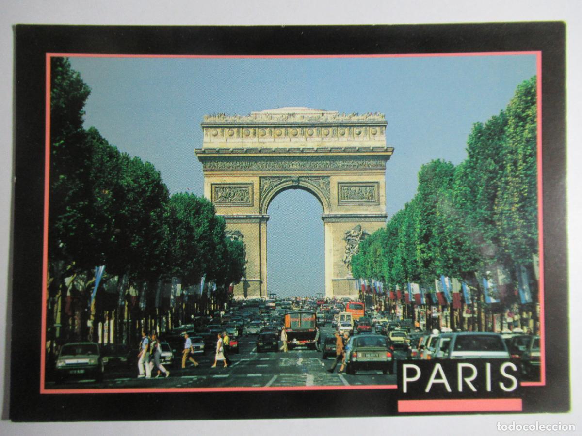 Postales: Par&iacute;s - Les Champs Elys&eacute;es et Larc de Triomphe - Foto 1