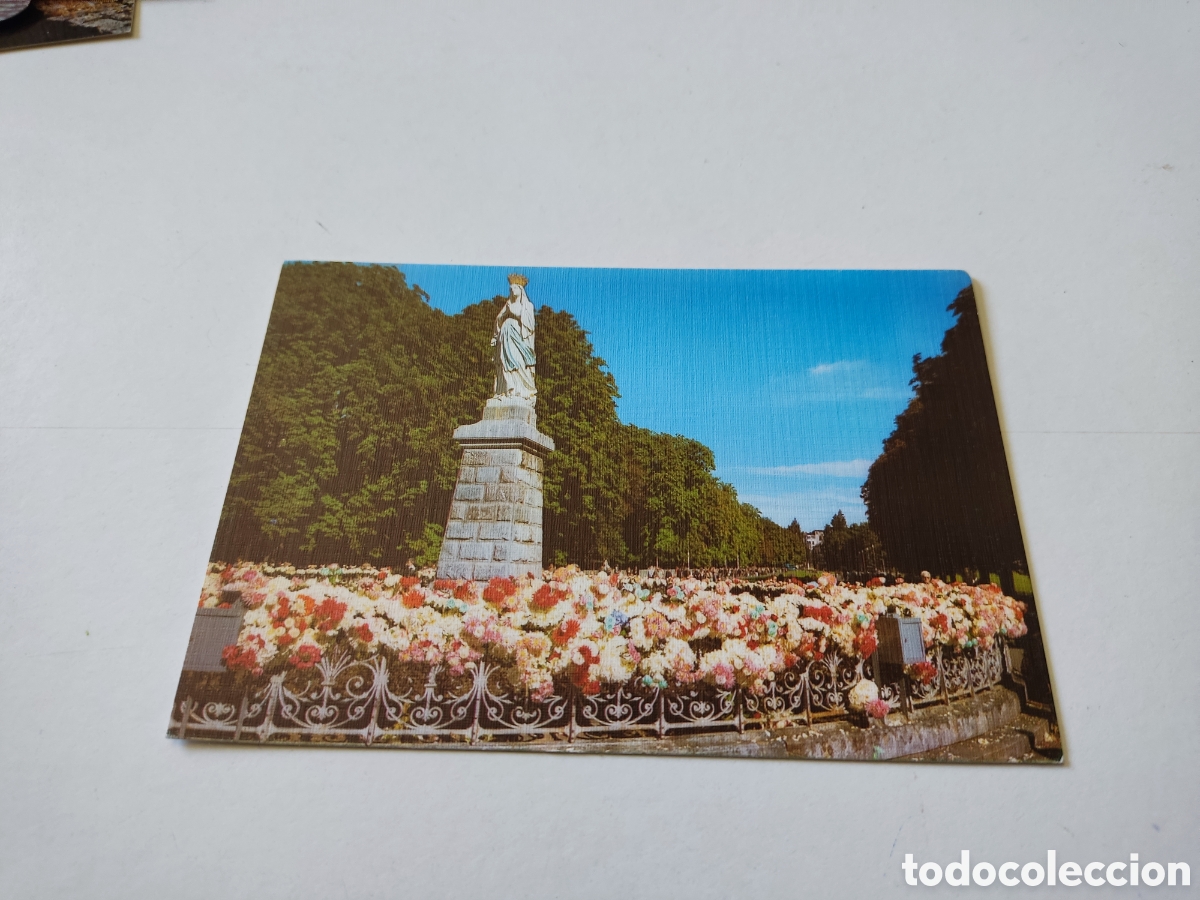 Postales: Postal monumento a la virgen de Lourdes