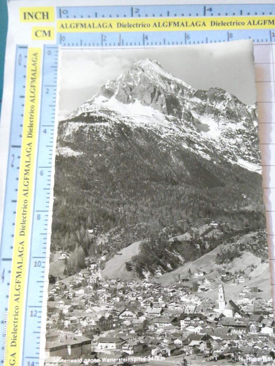 Postcards: ANTIGUA POSTAL DE ALEMANIA. MITTENWAALD GEGEN WETTERSTEINSPITZE. 335