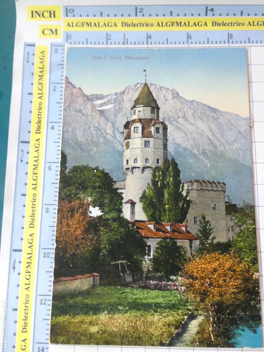 Postcards: ANTIGUA POSTAL DE AUSTRIA. HALL I. TIROL M&Uuml;NZTURM. 347